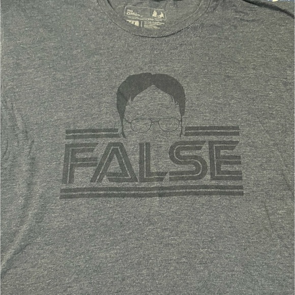 The Office Dwight Schrute "FALSE" Tee - Picture 2 of 4